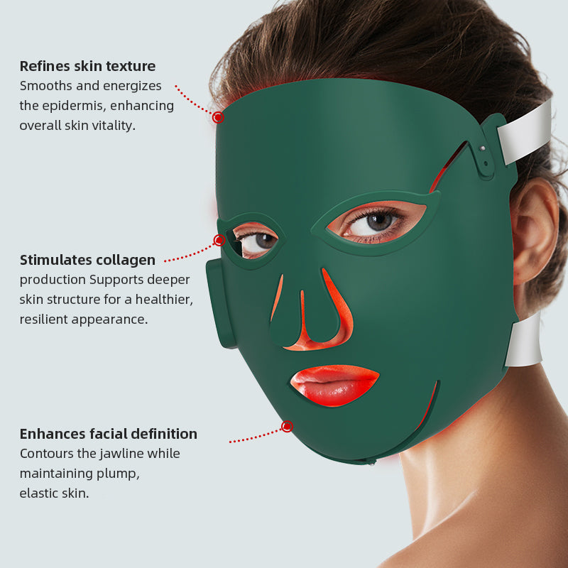 InfraCore Radiance FM81 LED Mask — Deep-NIR 4-Wavelength Face Therapy