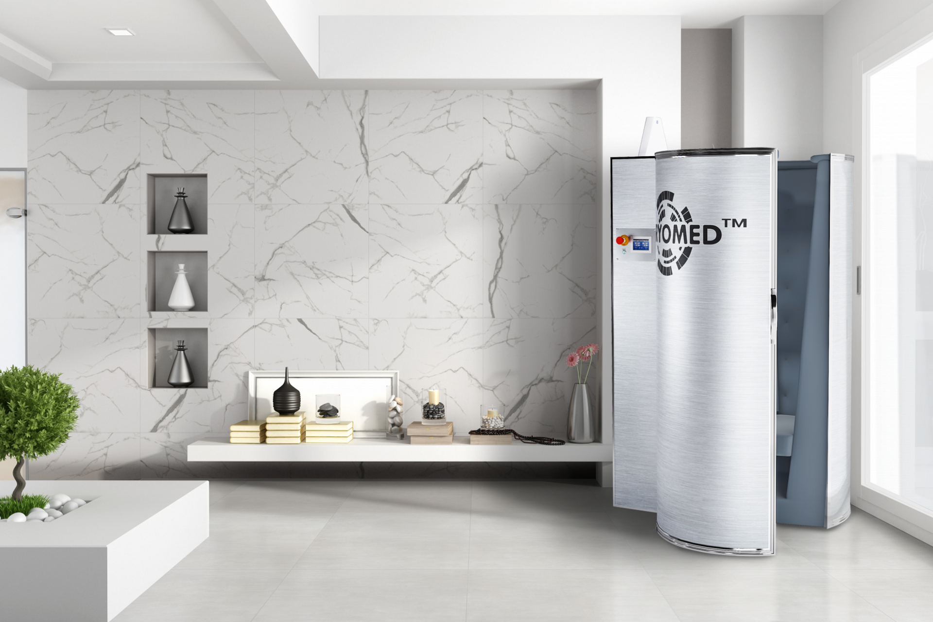 Cryomed Mini — brushed silver grey