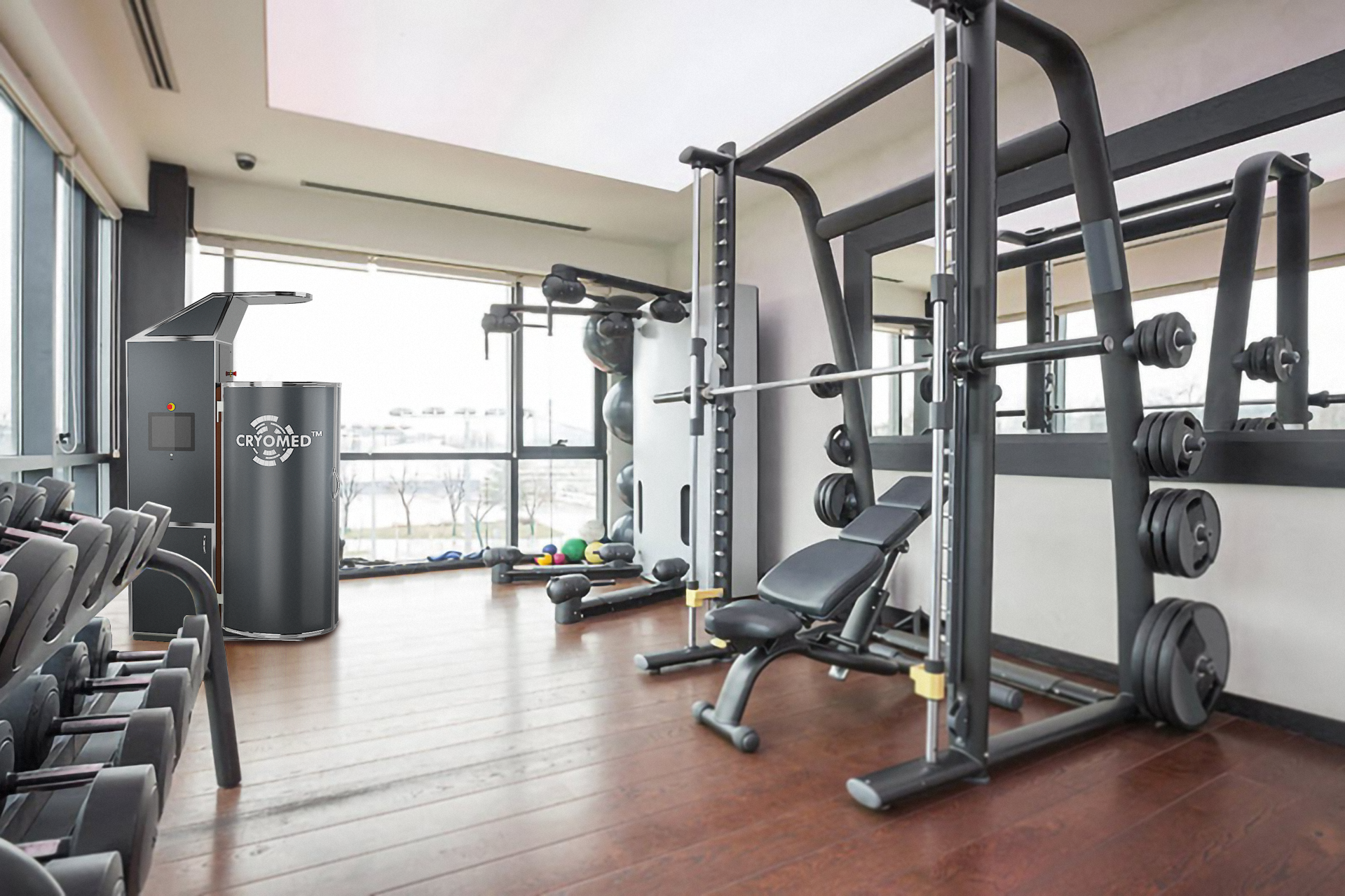 Cryomed Pro - pro dark grey brown gym