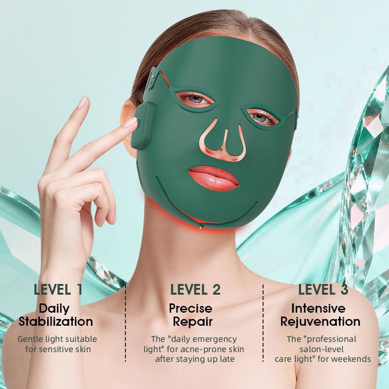 InfraCore Radiance FM81 LED Mask — Deep-NIR 4-Wavelength Face Therapy