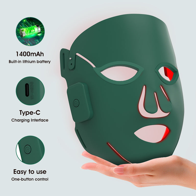InfraCore Radiance FM81 LED Mask — Deep-NIR 4-Wavelength Face Therapy